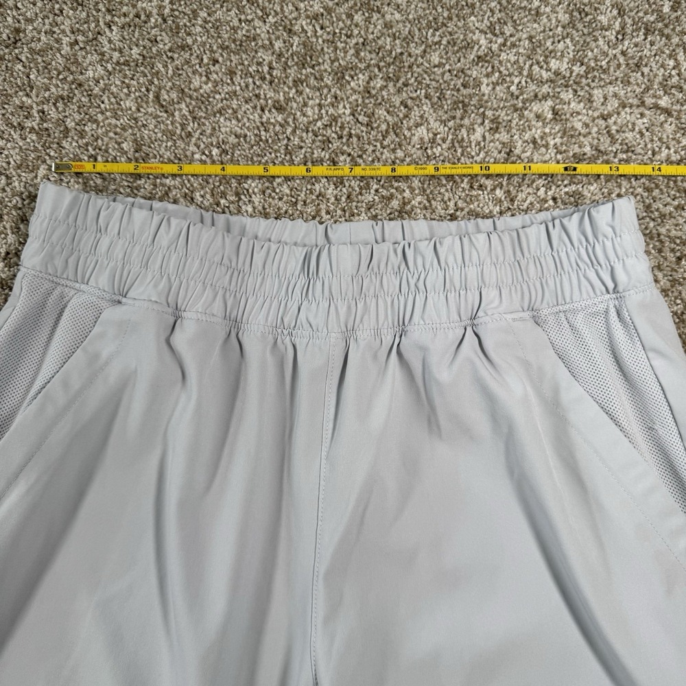 Under Armour Mens Size M‎ Squad Warm Up Zip Ankle Feather Grey Pant - Picture 7 of 16